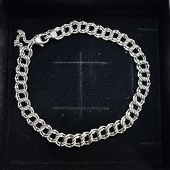 James Avery Double Curb Sterling Silver Bracelet